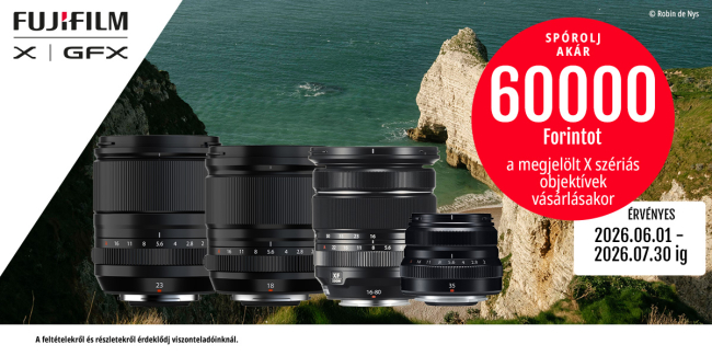 Fujifilm X objektív akció