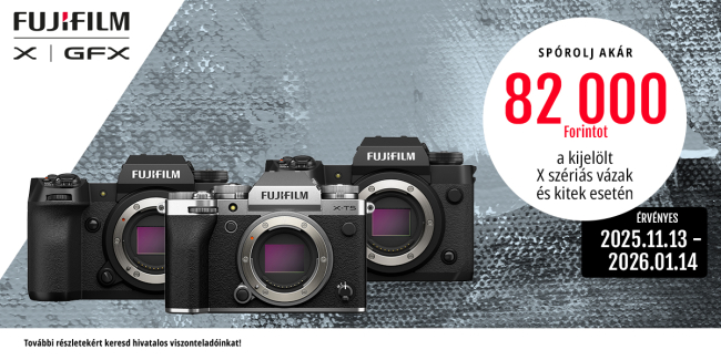 Fujifilm X - azonnali kedvezmény