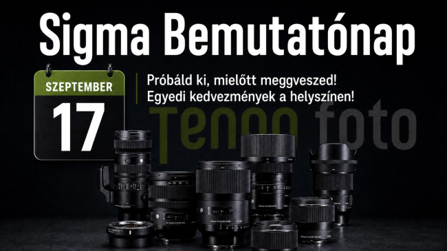 SIGMA Bemutatónap a Tenno Fotónál