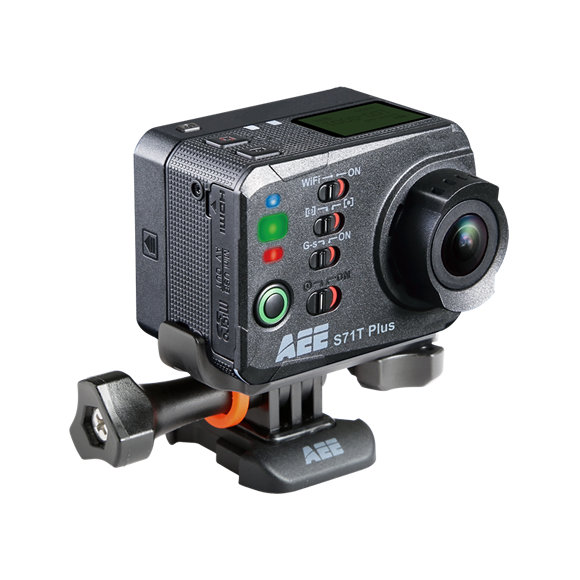 AEE S71T Akciókamera + Érintőképernyős 2.0 monitor + kiegészítők 04