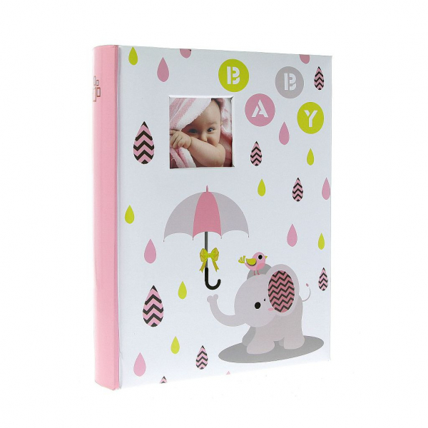 Baba fényképalbum 10x15 cm 200 darabos, KD46200 Elephant Love 04