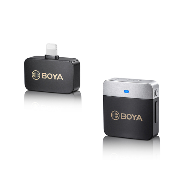 Boya BY-M1V5 Lightning vezeték nélküli mikrofon rendszer 05