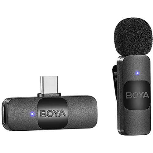 BOYA BY-V10 vezeték nélküli mikrofon USB-C, 1 adó + 1 vevő 03