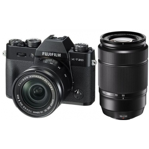 Fujifilm FinePix X-T20 digitális fényképezőgép kit, XC 16-50mm OIS II és XC 50-230mm OIS II objektívekkel 03