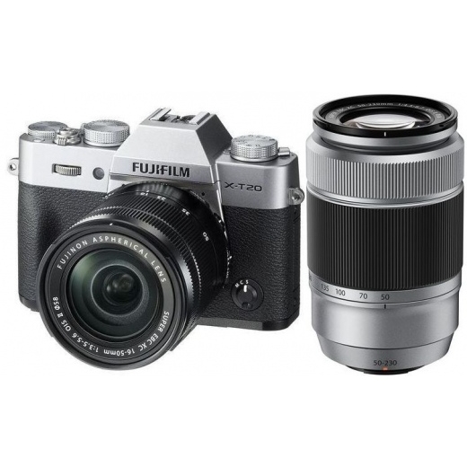 Fujifilm FinePix X-T20 digitális fényképezőgép kit, XC 16-50mm OIS II és XC 50-230mm OIS II objektívekkel 07