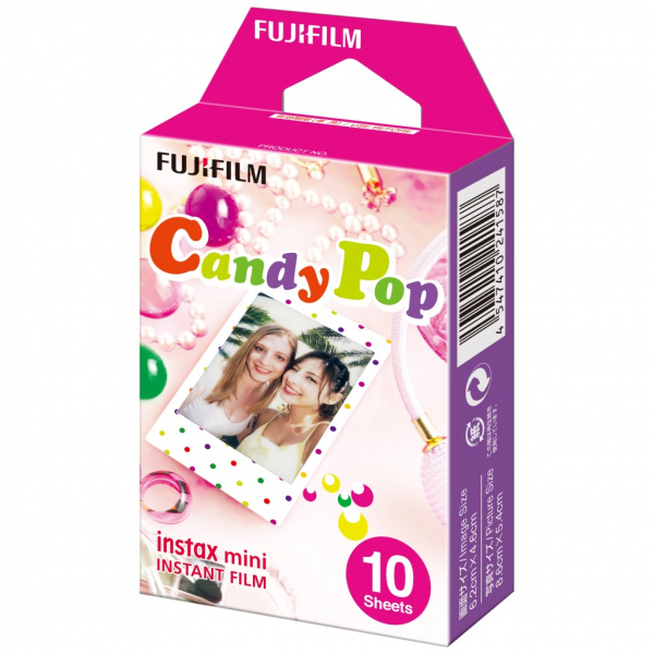 Fujifilm Instax Mini CANDY POP film, Instax gépekhez, 10 db-os 03