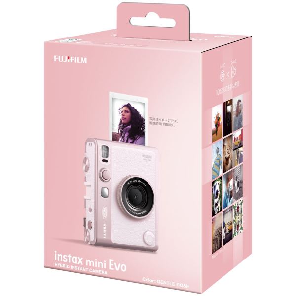 Fujifilm Instax Mini Evo Hibrid fényképezőgép - Gentle Rose 12