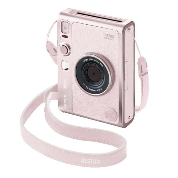 Fujifilm Instax Mini Evo Hibrid fényképezőgép - Gentle Rose 09