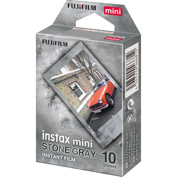 Fujifilm Instax mini film STONE GRAY, Instax gépekhez, 10 db-os 05