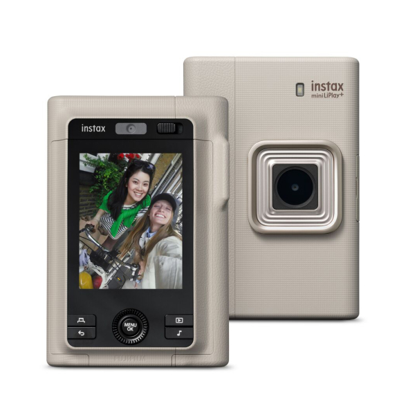 Fujifilm Instax Mini Liplay+ hibrid fényképezőgép - Sand Beige 09