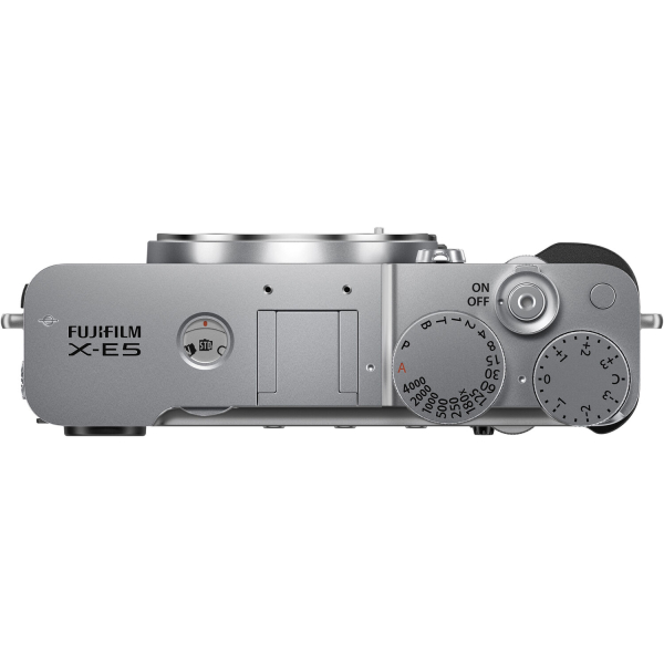 Fujifilm X-E5 digitális fényképezőgép váz (ezüst) 05