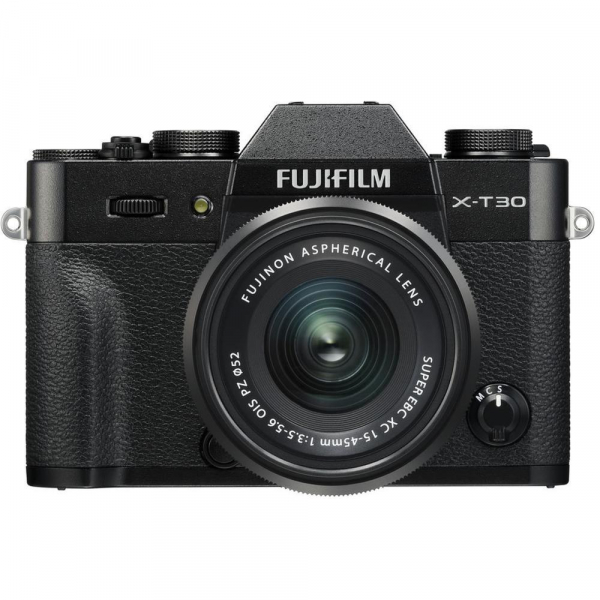 Fujifilm X-T30 fekete + XC 15-45mm f/3.5-5.6 OIS PZ objektív objektív 03