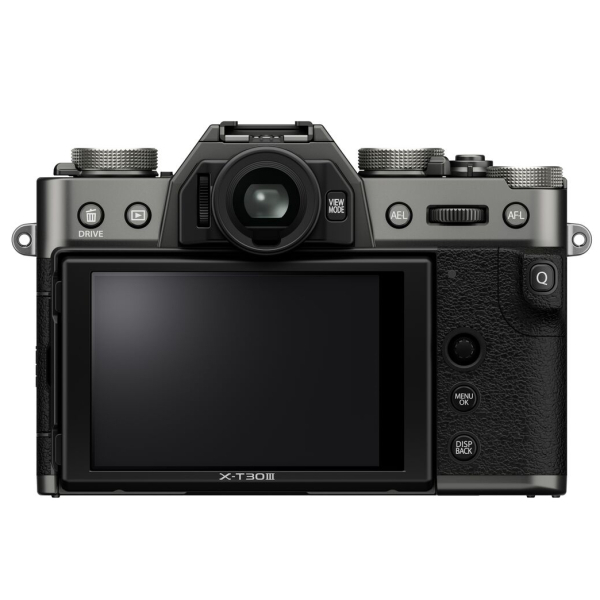 Fujifilm X-T30 III fényképezőgép váz - szénszürke 04