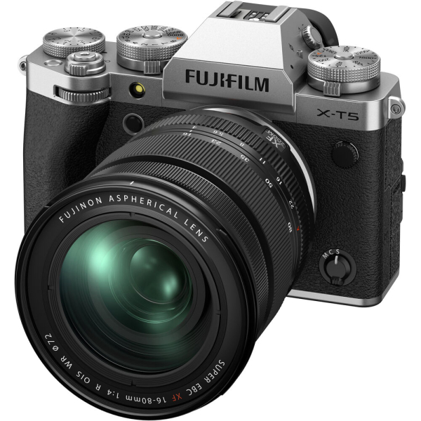 Fujifilm X-T5 digitális fényképezőgép váz + Fujinon XF 16-80mm F4 R OIS WR objektív - ezüst1 03