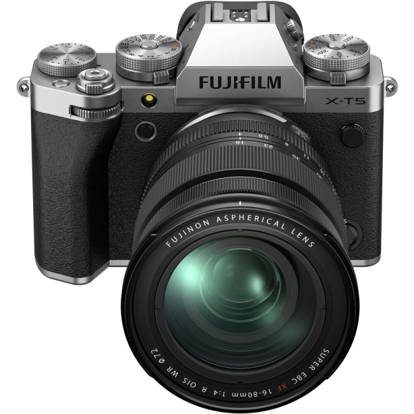 Fujifilm X-T5 digitális fényképezőgép váz + Fujinon XF 16-80mm F4 R OIS WR objektív - ezüst1 05