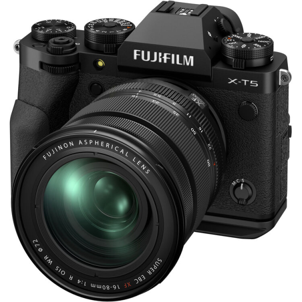 Fujifilm X-T5 digitális fényképezőgép váz +  XF 16-80mm F4 R OIS WR objektívvel 20