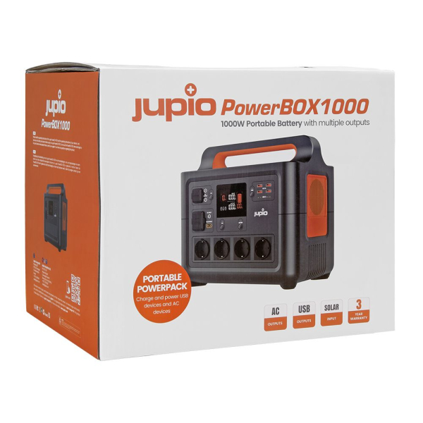 Jupio PowerBox 1000 hordozható energia tároló állomás 07
