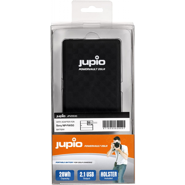 Jupio külső akkumulátor Sony DSLR fényképezőgépekhez NP-FW50 04