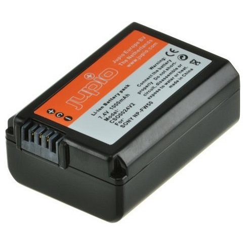 Jupio utángyártott-akkumulátor Sony fényképezőgépekhez, Sony NP-FW50 infochip-es (3év) 03