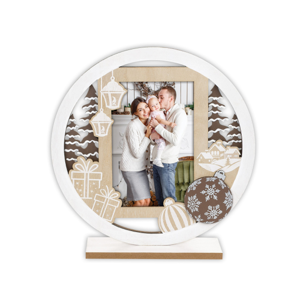 Karácsonyi képkeret 10x15cm - Jarbo 03