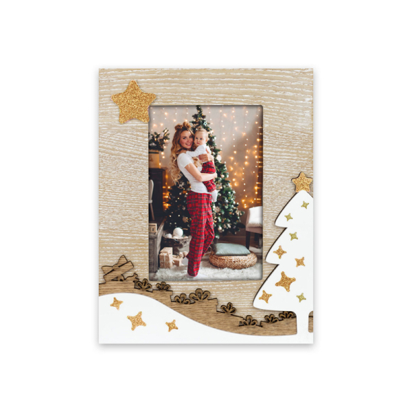 Karácsonyi képkeret 10x15cm - Sestriere 03