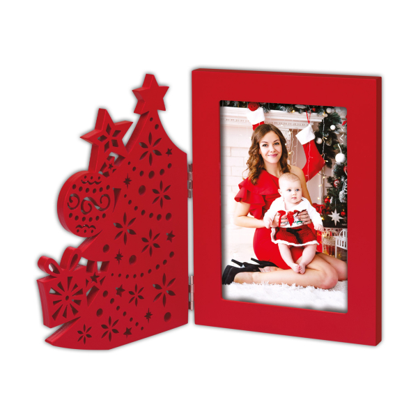 Karácsonyi képkeret 10x15cm - Stelvio Red 03