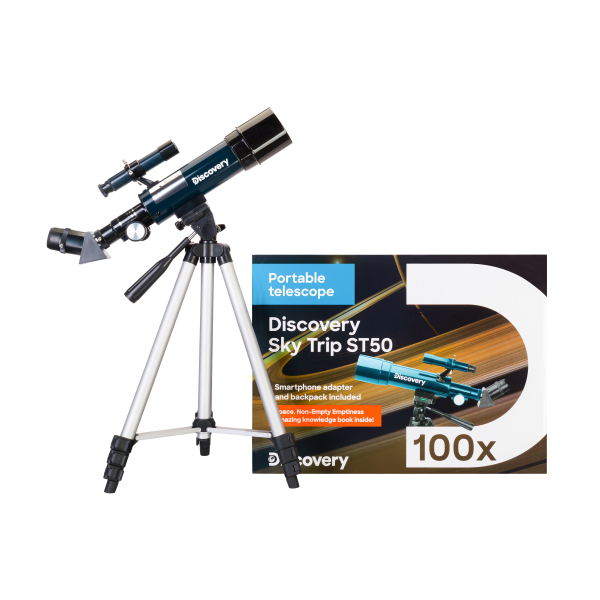 Levenhuk Discovery Sky Trip ST50 teleszkóp és könyv (KÉSZLETEN) 13
