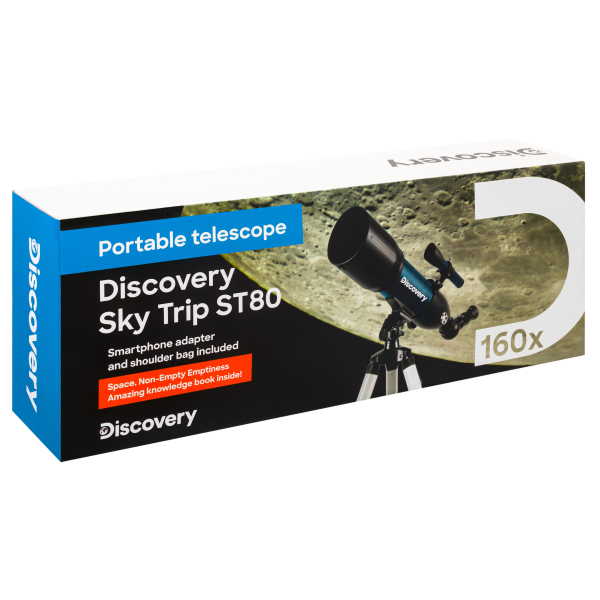 Levenhuk Discovery Sky Trip ST80 teleszkóp + könyv 14