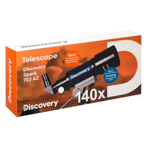 Levenhuk Discovery Spark 703 AZ teleszkóp könyvvel (KÉSZLETEN) 10