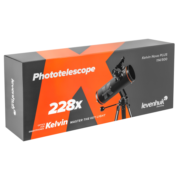 Levenhuk Kelvin Nova PLUS 114/500 fotóteleszkóp (KÉSZLETEN) 20