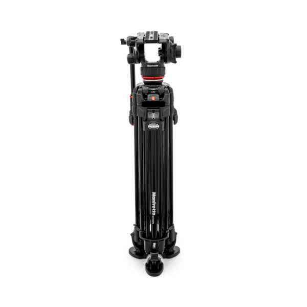 Manfrotto 504x fluid videó fejés 645 FASTalumínium ikerlábas videó állvány szett 04