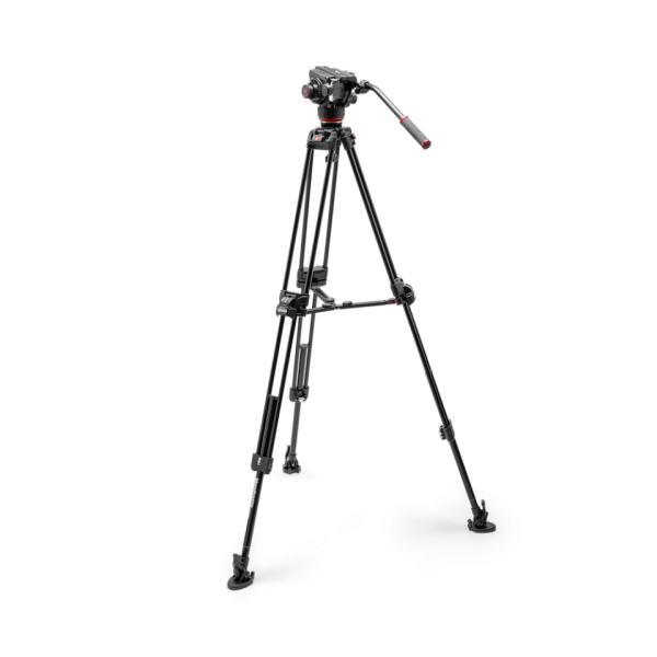 Manfrotto 504x fluid videó fejés 645 FASTalumínium ikerlábas videó állvány szett 03