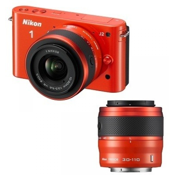 Nikon 1 J2 digitális fényképezőgép (2év) +1 NIKKOR VR 10–30 (1év) és 30-110 mm (1év) objektívek 18