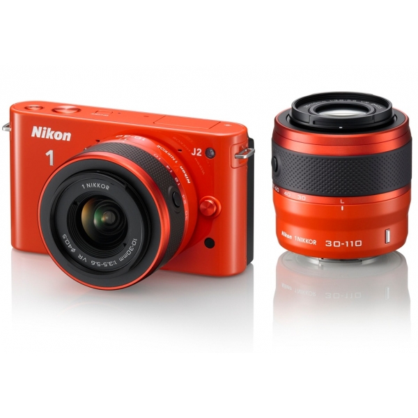 Nikon 1 J2 digitális fényképezőgép (2év) +1 NIKKOR VR 10–30 (1év) és 30-110 mm (1év) objektívek 15