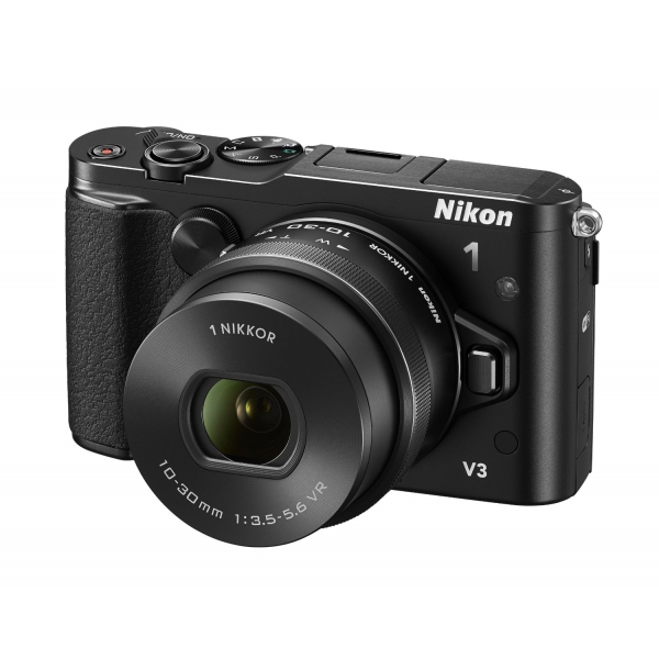 Nikon 1 V3 digitális fényképezőgép (2év) motoros zoom objektív kitben, 1 NIKKOR VR 10–30mm PD-ZOOM (1év) objektívvel 04