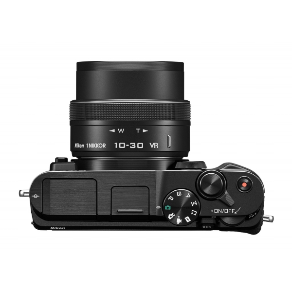 Nikon 1 V3 digitális fényképezőgép (2év) motoros zoom objektív kitben, 1 NIKKOR VR 10–30mm PD-ZOOM (1év) objektívvel 08