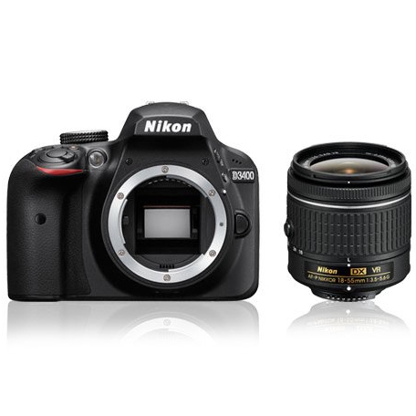 Nikon D3400 AF-P 18-55 VR Szett: D3400 váz (3év) + AF-P 18-55 VR objektív (1 év) 03