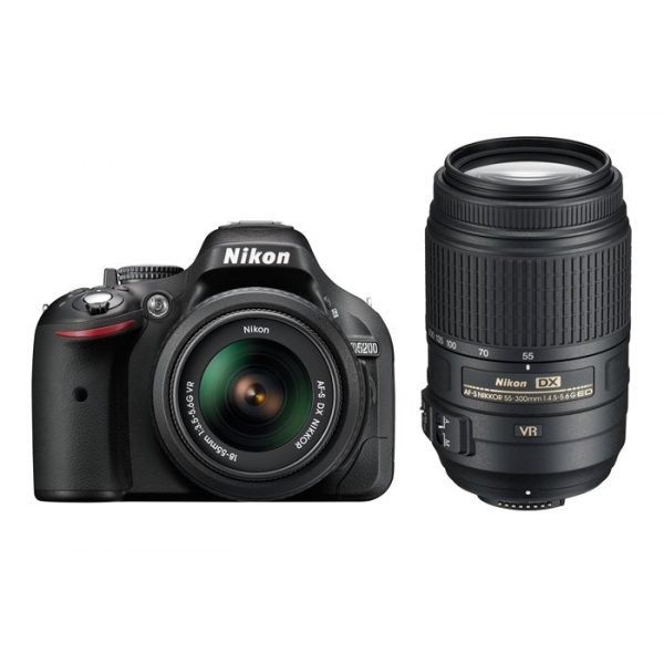 Nikon D5200 Váz (3év) + AF-S DX NIKKOR 18-55 VR II (1év) és 55-300 VR (1év) objektívek 03