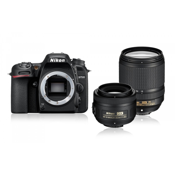 Nikon D7500 digitális fényképezőgép (3év) + AF-S DX NIKKOR 18-140 VR (1év) + AF-S DX NIKKOR 35 mm f/1,8G (1év) objektívekkel 03