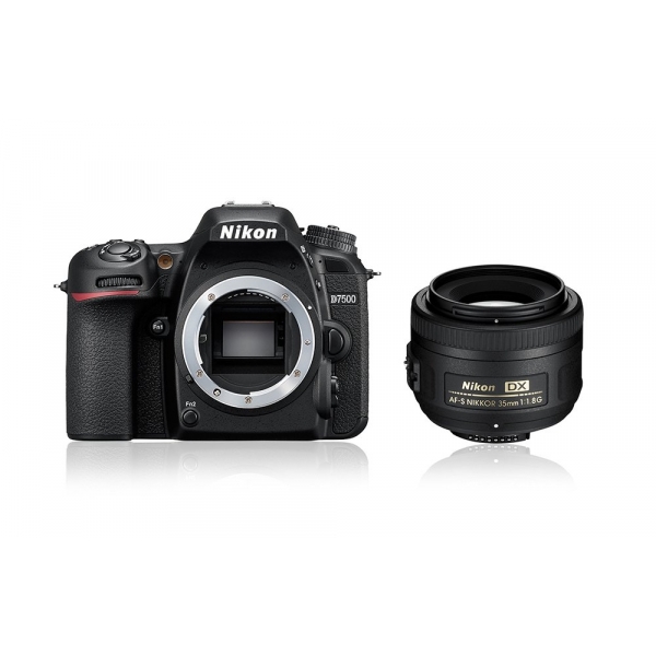Nikon D7500 digitális fényképezőgép (3év) + AF-S DX NIKKOR 35 mm f/1,8G (1év) objektívvel 03