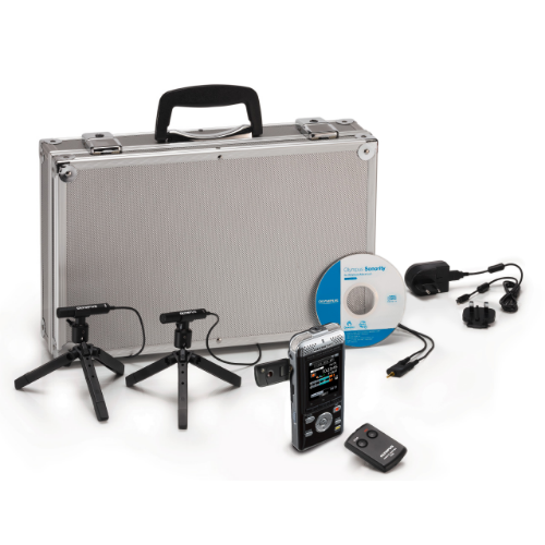 Olympus DM‑901 Konferencia Kit: DM-901 diktafon +  ME-30 + RS30W fém bőröndben 03