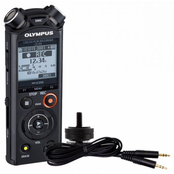 Olympus LS-P4 video kit KA334 kábel és vakupapucs (jack-jack, 3,5mm) 03