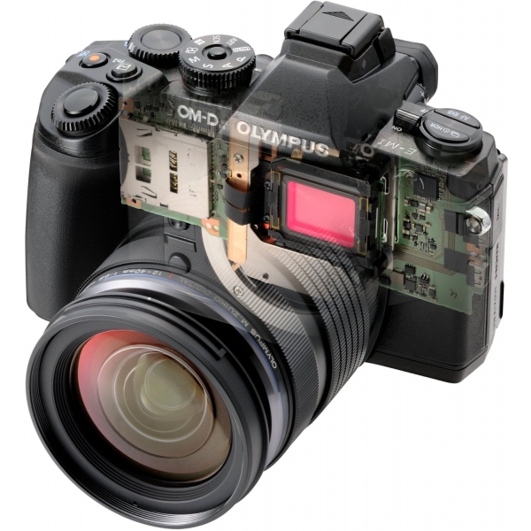 Olympus OM-D E-M1 digitális fényképezőgép kit, M.ZUIKO 12-40mm objektívvel 10
