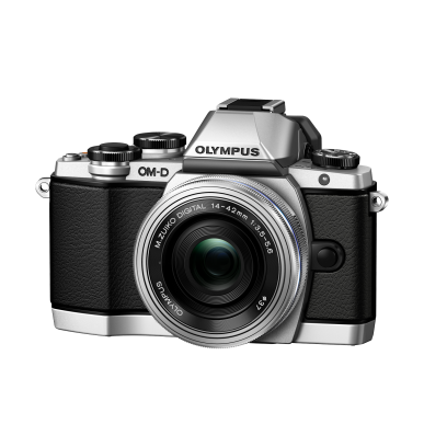 Olympus OM-D E-M10 digitális fényképezőgép DZK Kit, 14-42mm II R és 40-150mm R objektívekkel 05