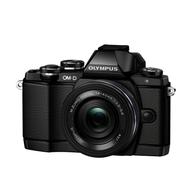 Olympus OM-D E-M10 digitális fényképezőgép DZK Kit, 14-42mm II R és 40-150mm R objektívekkel 04
