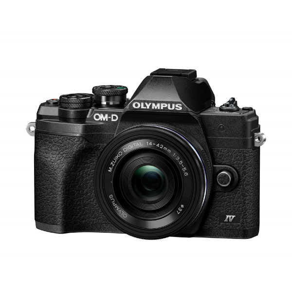 Olympus OM-D E-M10 Mark IV digitális fényképezőgép váz + M. Zuiko Digital 14-42mm 1:3.5-5.6 objektív 04