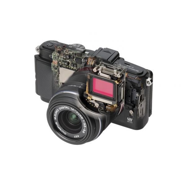 Olympus Pen E-PL6 digitális fényképezőgép 1442 kit, E-PL6 váz és 14‑42mm II R objektívvel 06