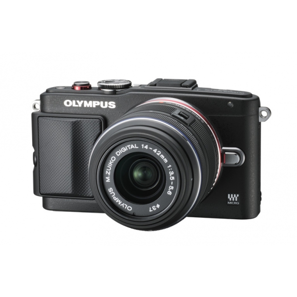 Olympus Pen E-PL6 digitális fényképezőgép 1442 kit, E-PL6 váz és 14‑42mm II R objektívvel 03