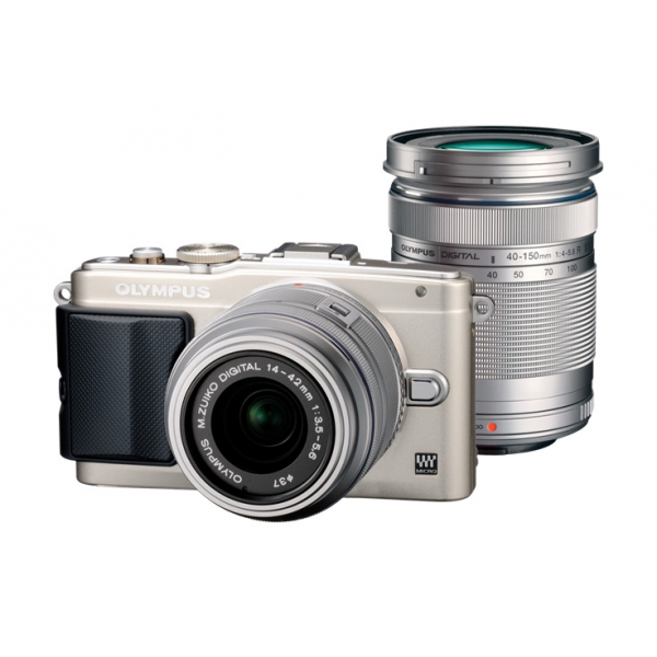 Olympus Pen E-PL6 digitális fényképezőgép DZK kit, E-PL6 váz és 14-42mm II R és 40-150mm R objektívekkel 10