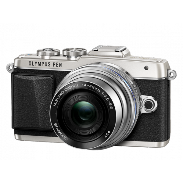 Olympus Pen Lite E-PL7 digitális fényképezőgép Pancake Zoom Kit, 14-42mm EZ objektívvel 06